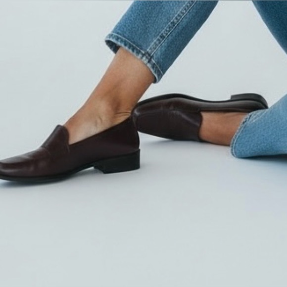 Etienne Aigner Burgundy Townsend Loafer Size 6M - Picture 2 of 10